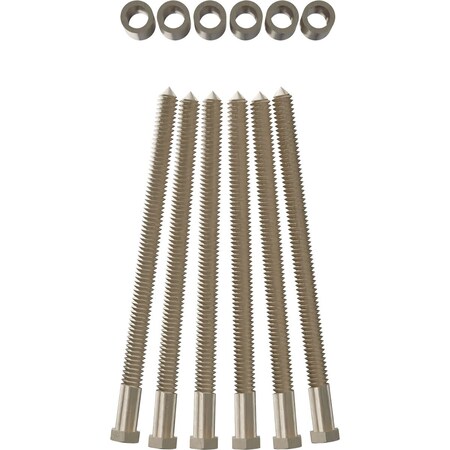 Ekena Millwork Premium 1 1/4" Barn Door Flat Track Extension Hardware for 2 1/4" Door, White Bronze GB60015EXXWZ